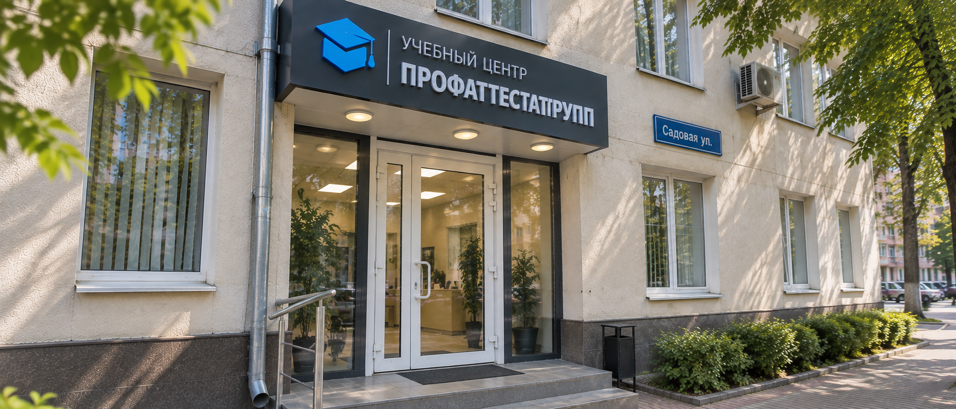 Вход в учебный центр Профаттестатгрупп